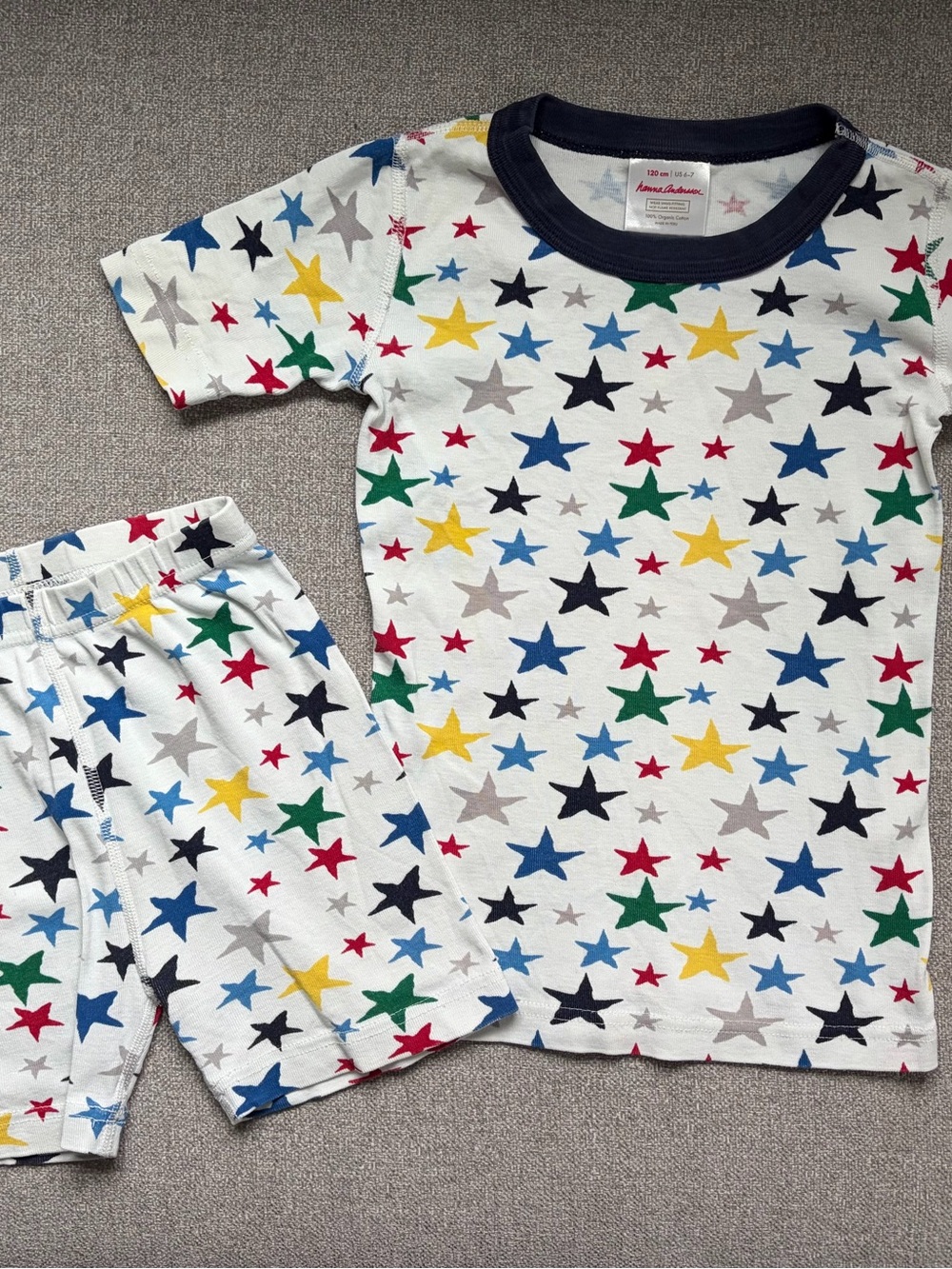 Hanna Andersson short pajamas size 6-7